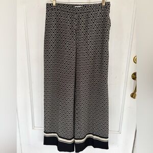 H&M women’s Black & White Wide Leg Pants